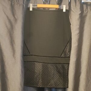 Missguided Black Pencil Skirt